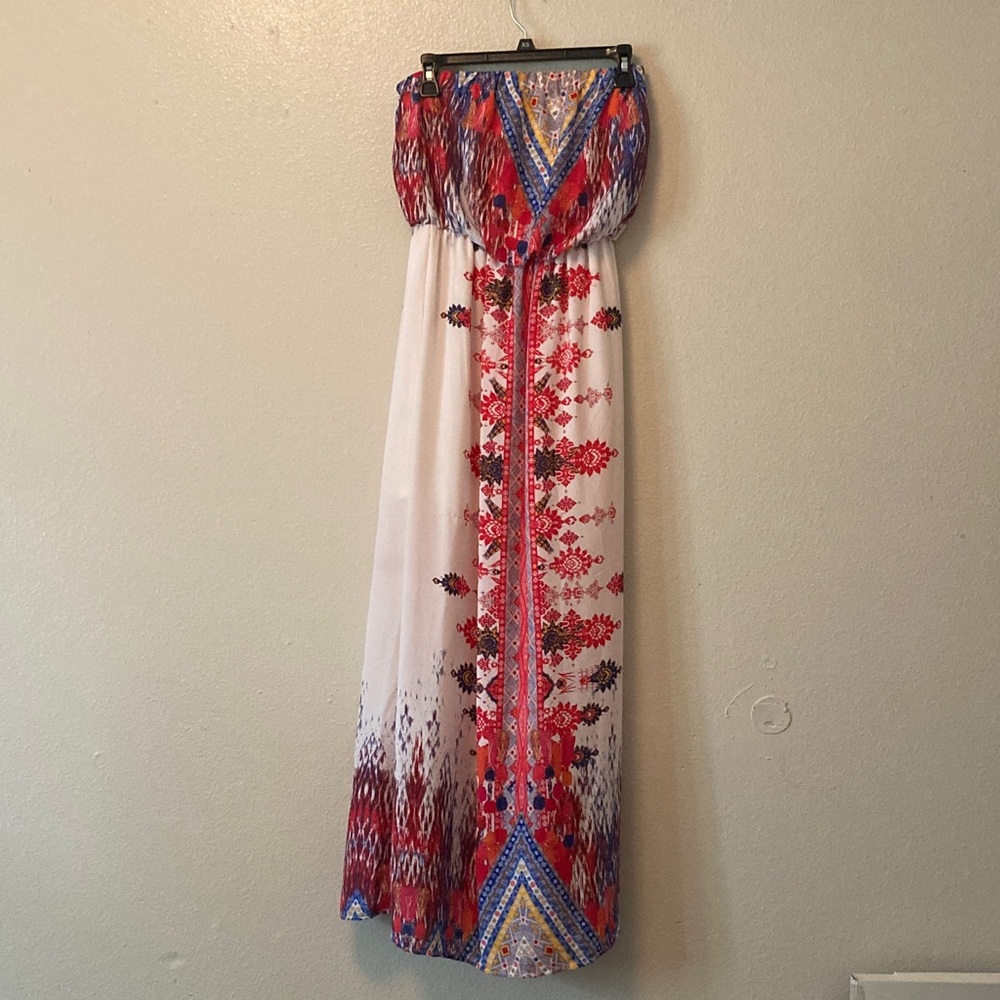 Multicolor Bohemian Maxi Dress